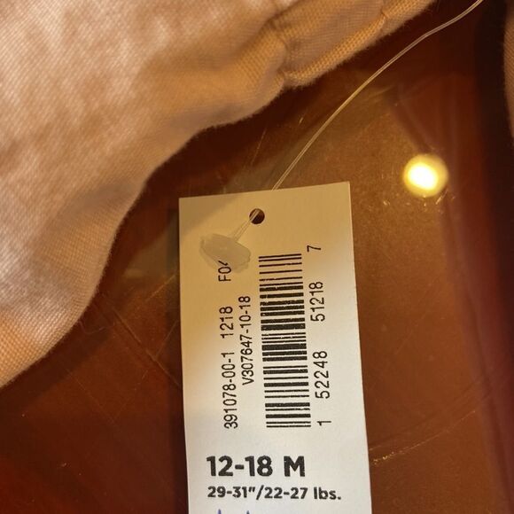 Pink hooded jacket from Old Navy size 12 to‎ 18 months - Picture 3 of 4